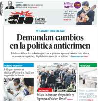Portada de El Nuevo Día (Puerto Rico)