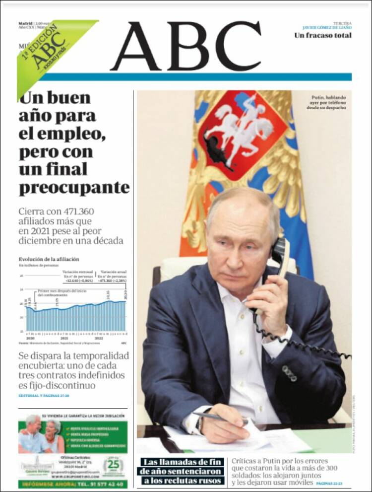 Portada de ABC (Spain)