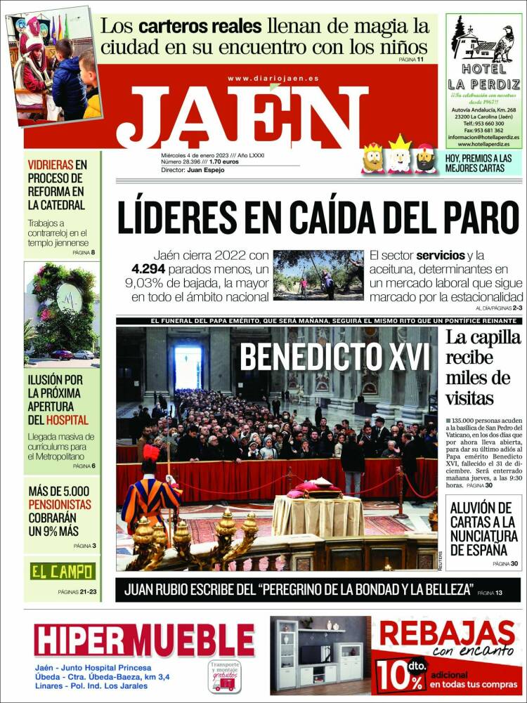 Portada de Diario Jaén (Spain)