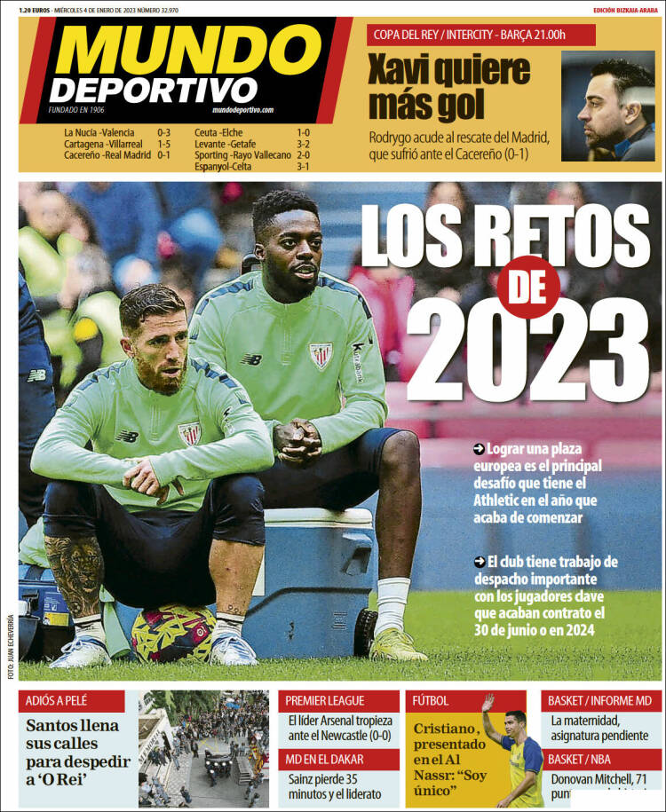 Portada de Mundo Deportivo Bizkaia (Spain)