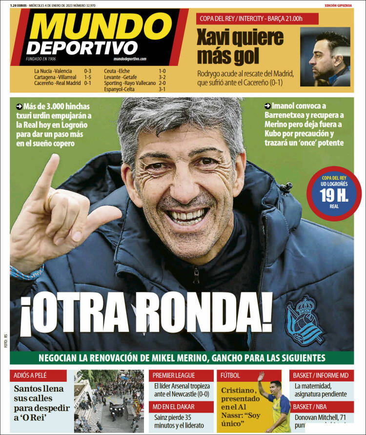 Portada de Mundo Deportivo Gipuzkoa (Spain)