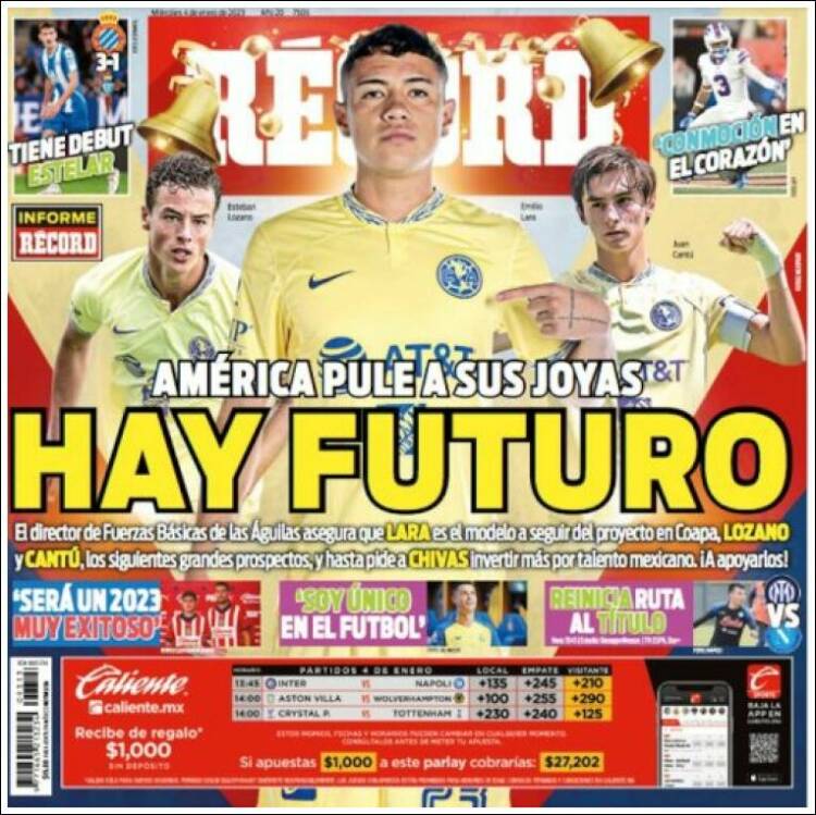 Portada de Record (México)