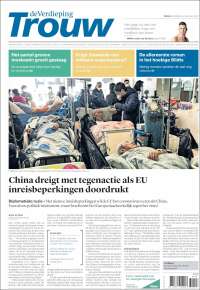 Portada de Trouw (Países Bajos)