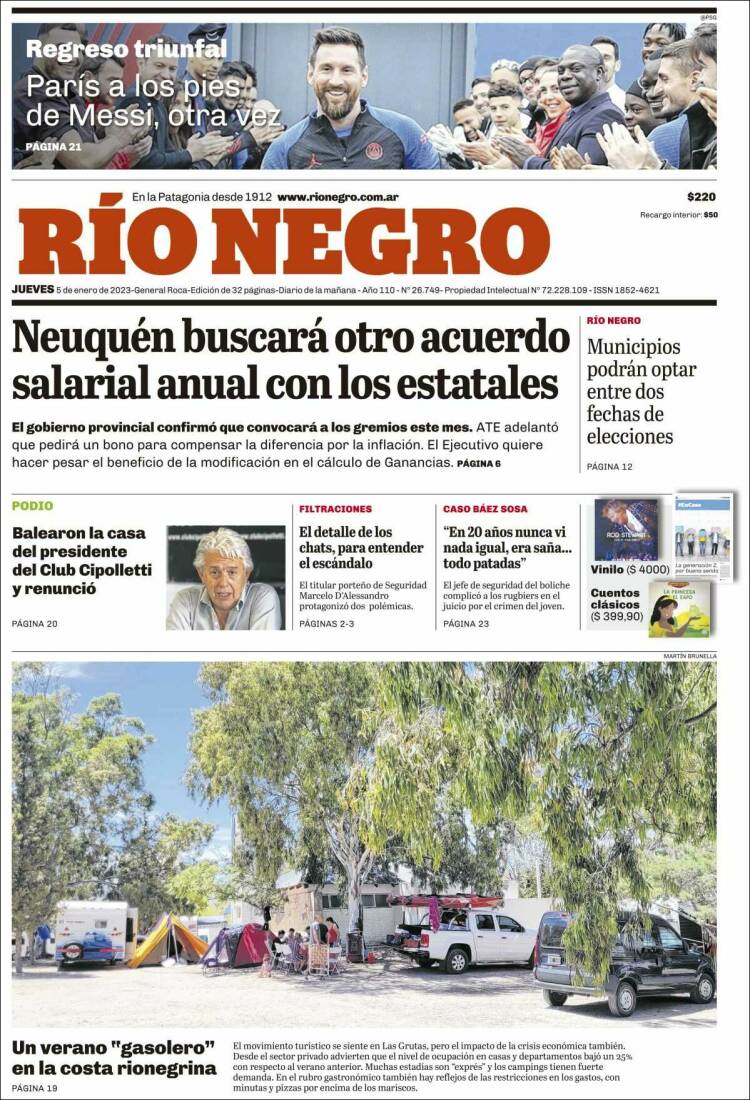 Portada de Rio Negro (Argentina)