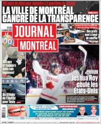 Portada de Le Journal de Montréal (Canadá)