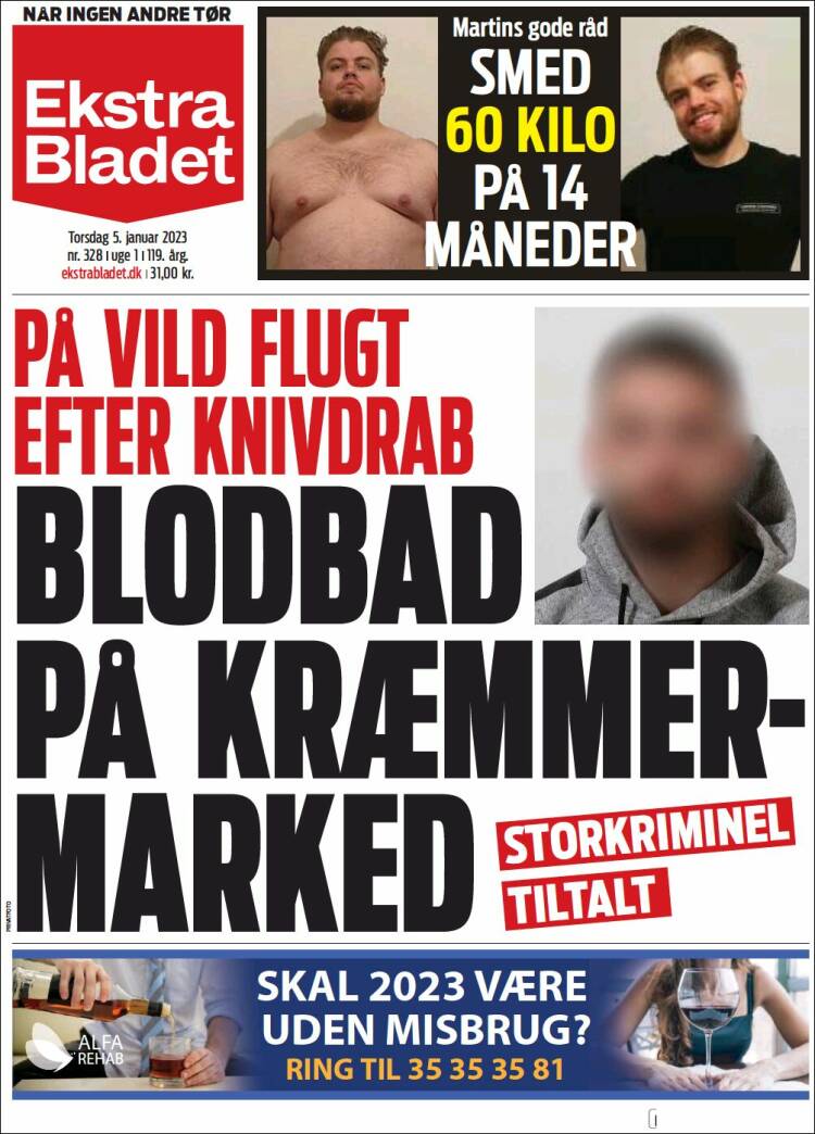 Portada de Ekstra Bladet (Denmark)