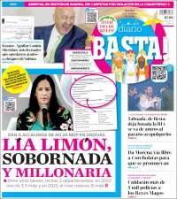 Portada de Diario Basta (México)