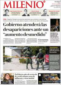 Portada de Milenio de Puebla (México)