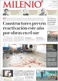 Portada de Milenio - Tamaulipas (México)