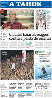 Portada de Diário A Tarde (Brasil)