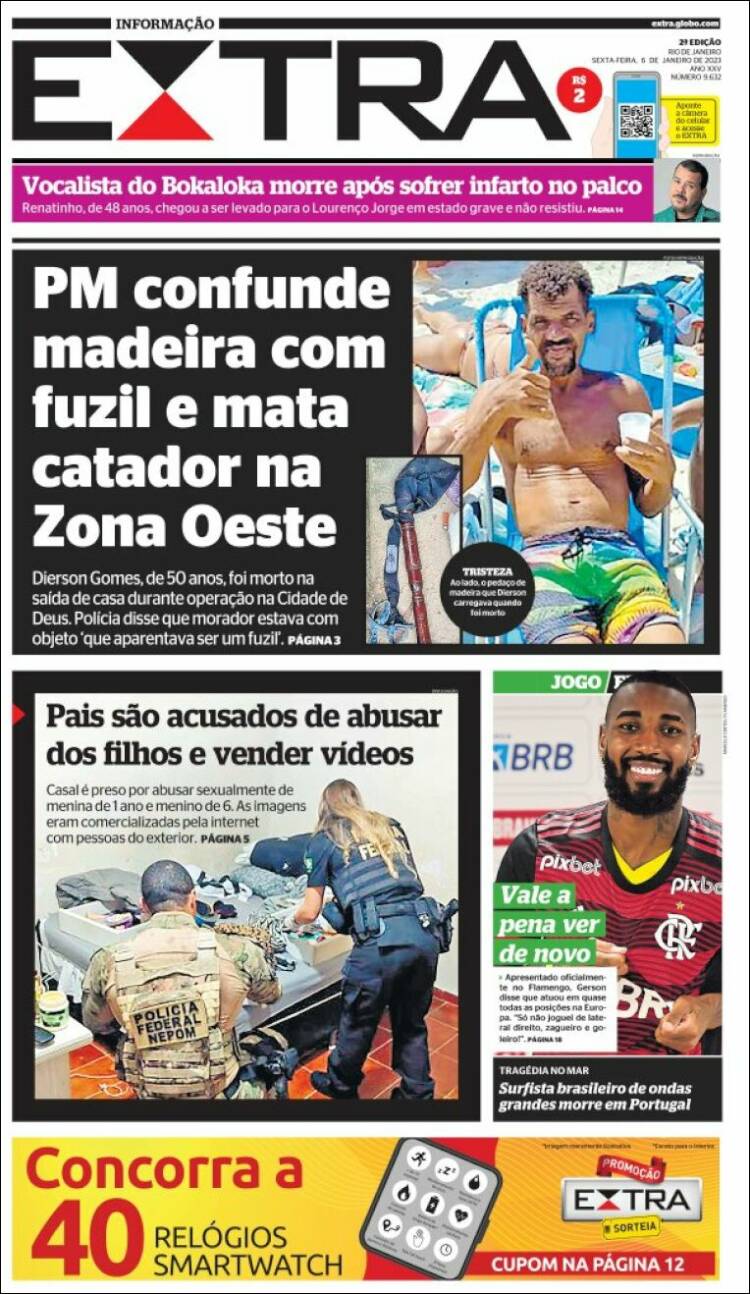 Portada de Extra (Brasil)