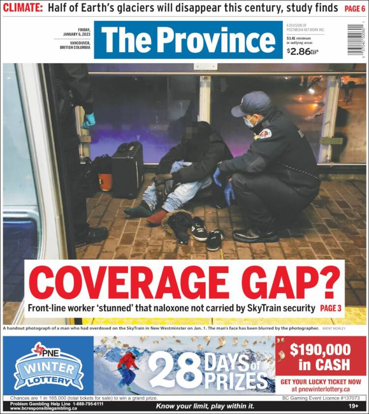 Portada de The Province (Canada)