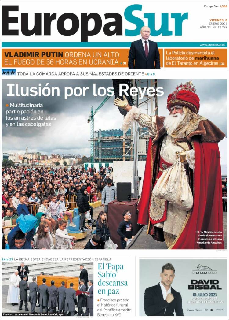 Portada de Europa Sur (Espa&ntilde;a)