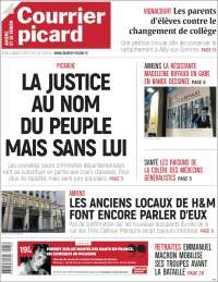 Portada de Courrier Picard (Francia)