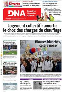 Portada de Les Dernières Nouvelles d'Alsace (Francia)