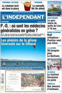 Portada de Le Indépendant (Francia)