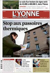 Portada de L'Yonne-Républicaine (Francia)