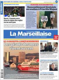 Portada de La Marseillaise (Francia)