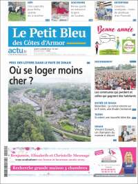 Portada de Le Petit Bleu (Francia)