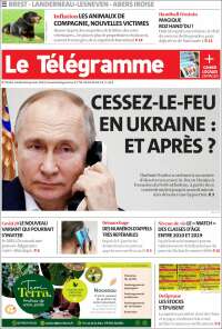 Portada de Télégramme (Francia)