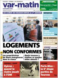 Portada de Var-Matin (Francia)