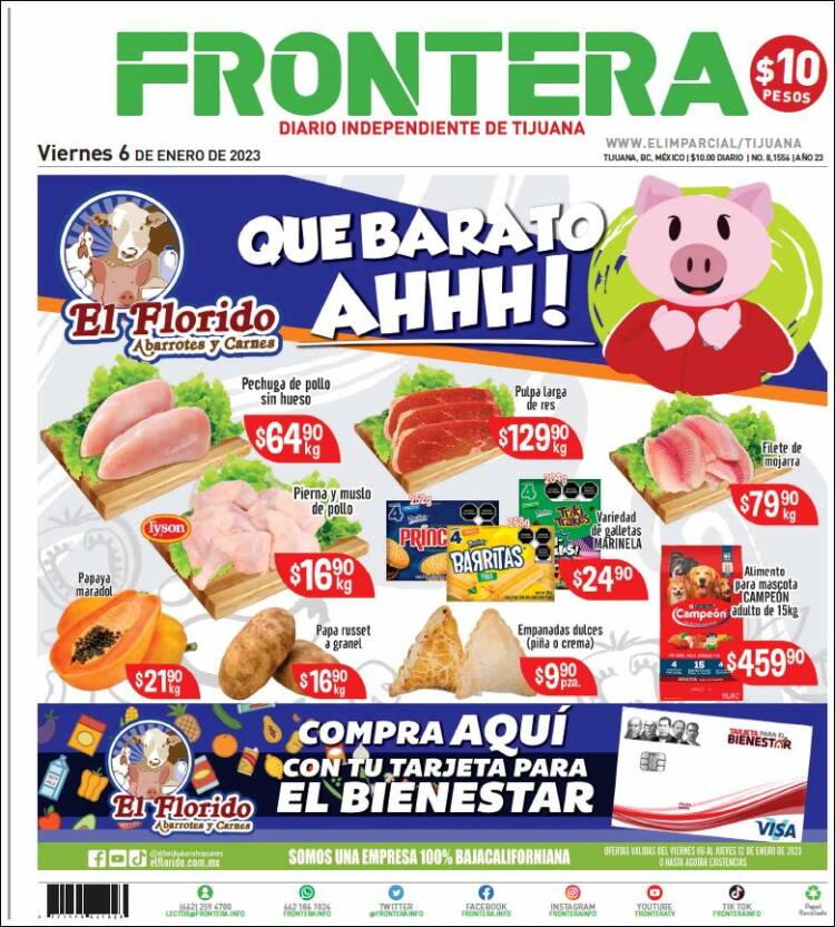 Portada de Frontera (México)