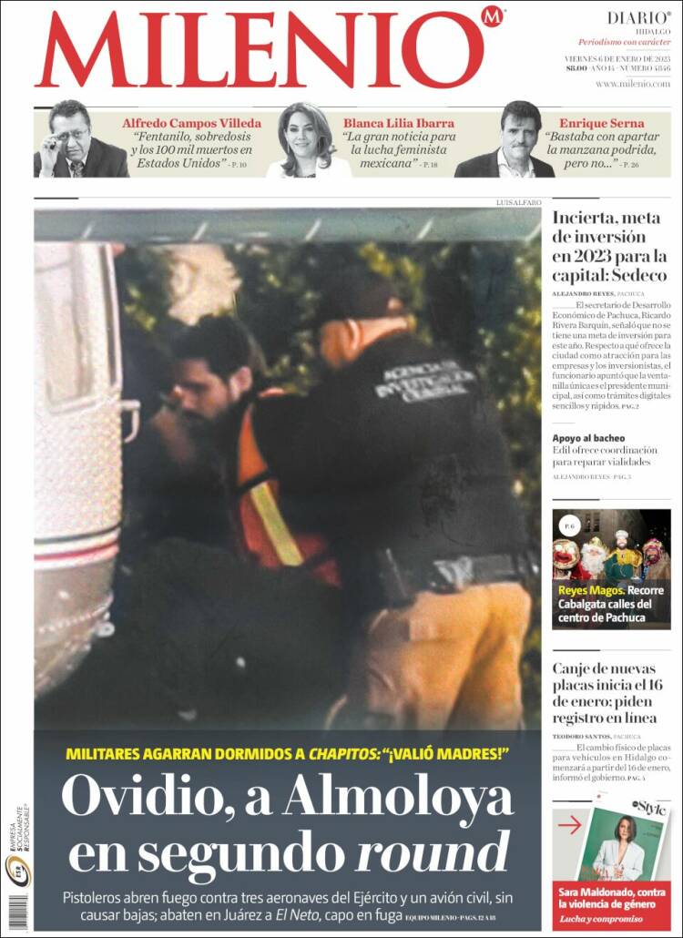 Portada de Milenio de Hidalgo (México)