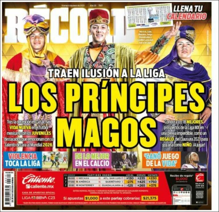 Portada de Record (México)