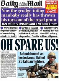 Portada de Daily Mail (United Kingdom)