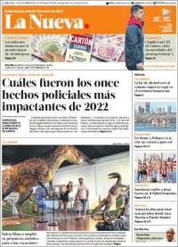 Portada de La Nueva Provincia (Argentina)