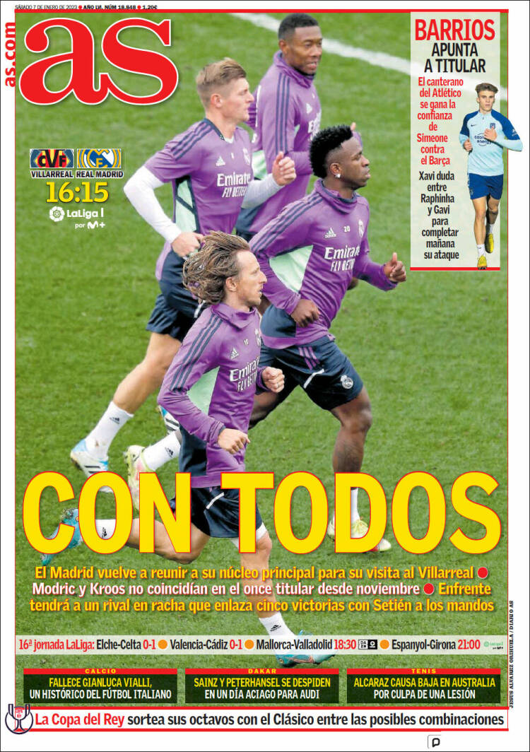 Portada de As (España)