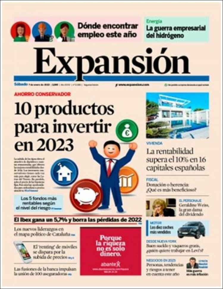Portada de Expansión (Espa&ntilde;a)