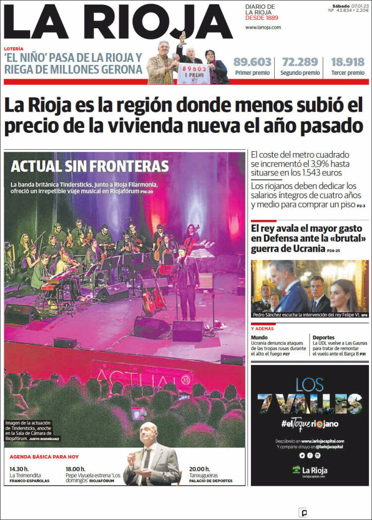 Portada de La Rioja (España)