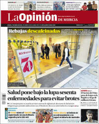 Portada de La Opinión de Murcia (España)