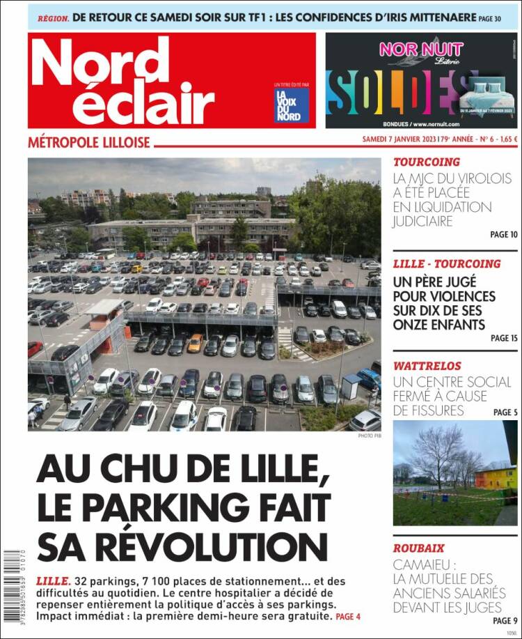 Portada de Nord Éclair (Francia)