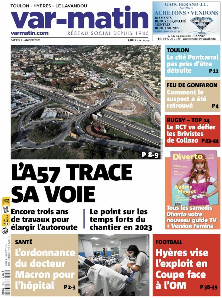 Portada de Var-Matin (Francia)