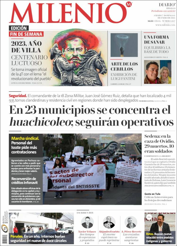 Portada de Milenio de Hidalgo (México)