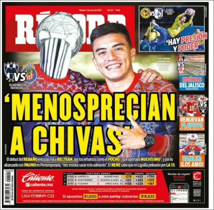 Portada de Record (México)