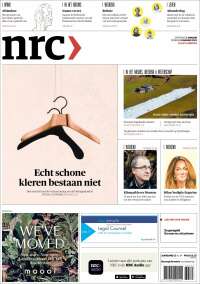 Portada de NRC Handelsblad (Pays-Bas)