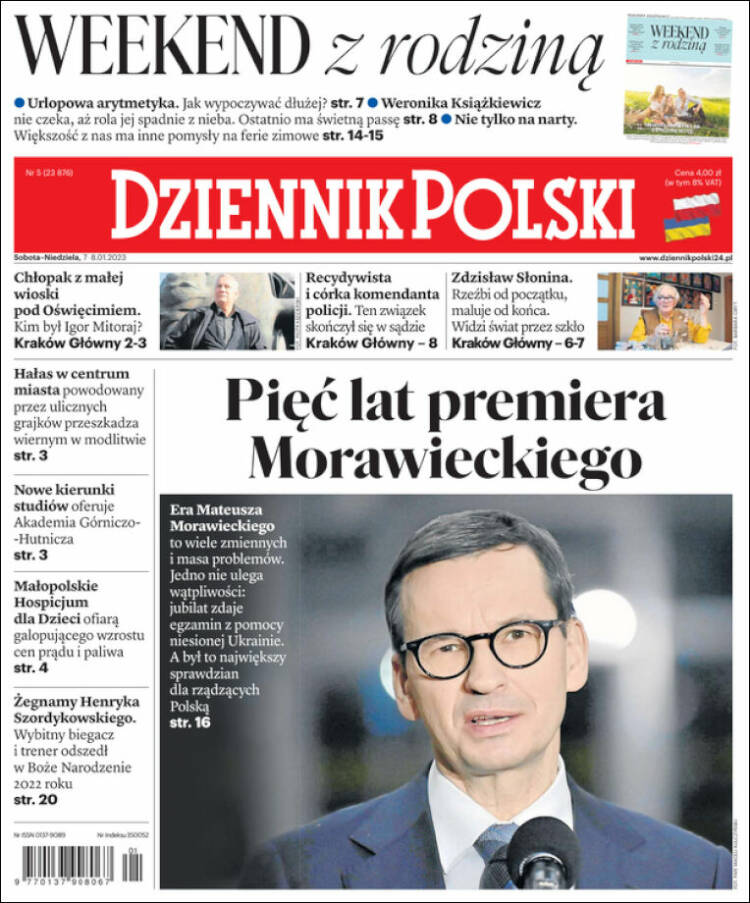 Portada de Dziennik (Polonia)