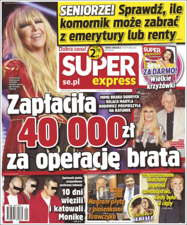 Portada de Super Express (Polonia)