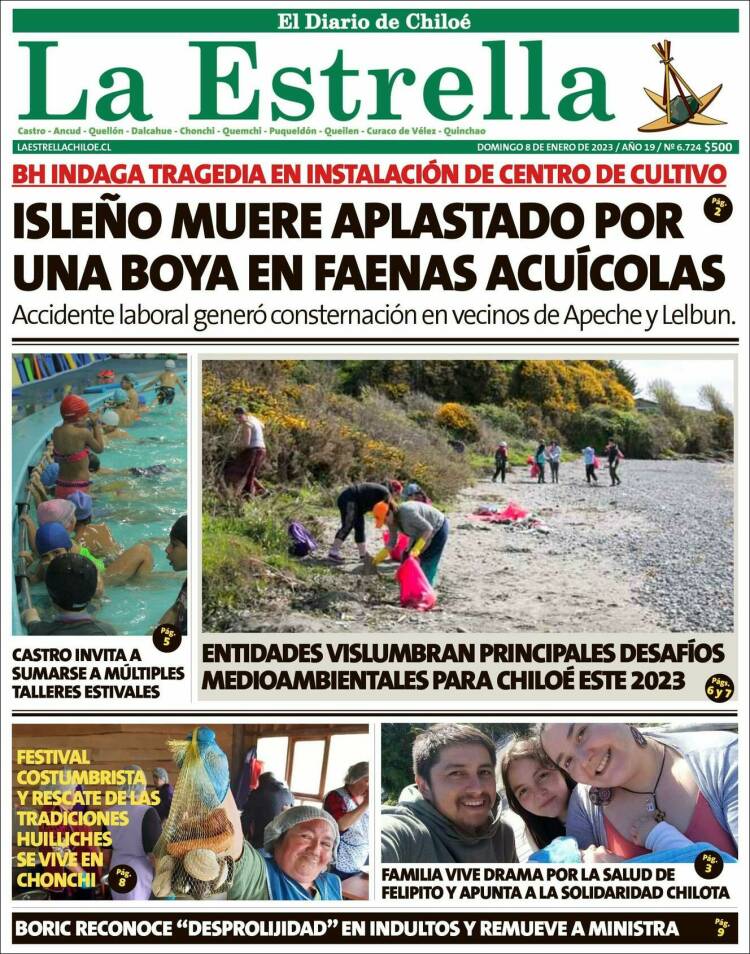 Portada de Estrella de Chiloé (Chile)