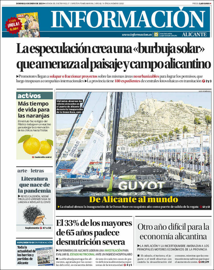 Portada de Diario Información (Spain)