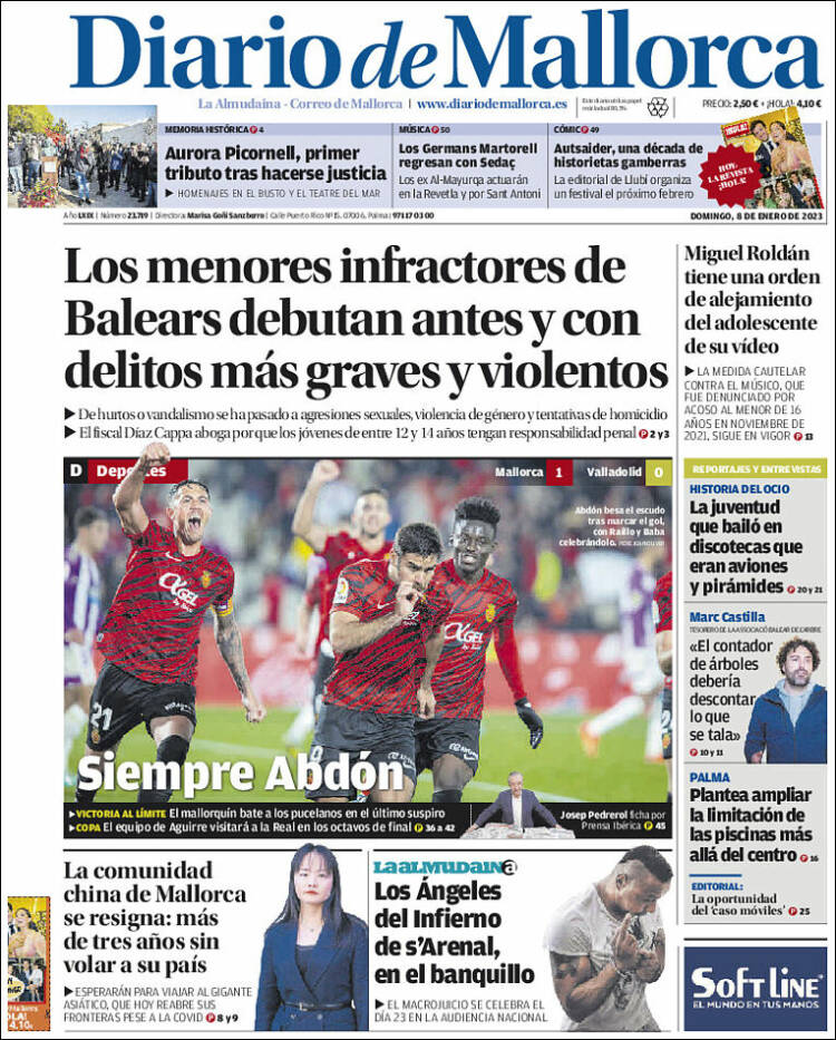 Portada de Diario de Mallorca (Spain)