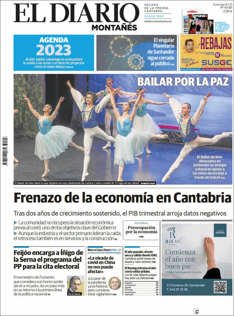 Portada de El Diario Montañés (Spain)