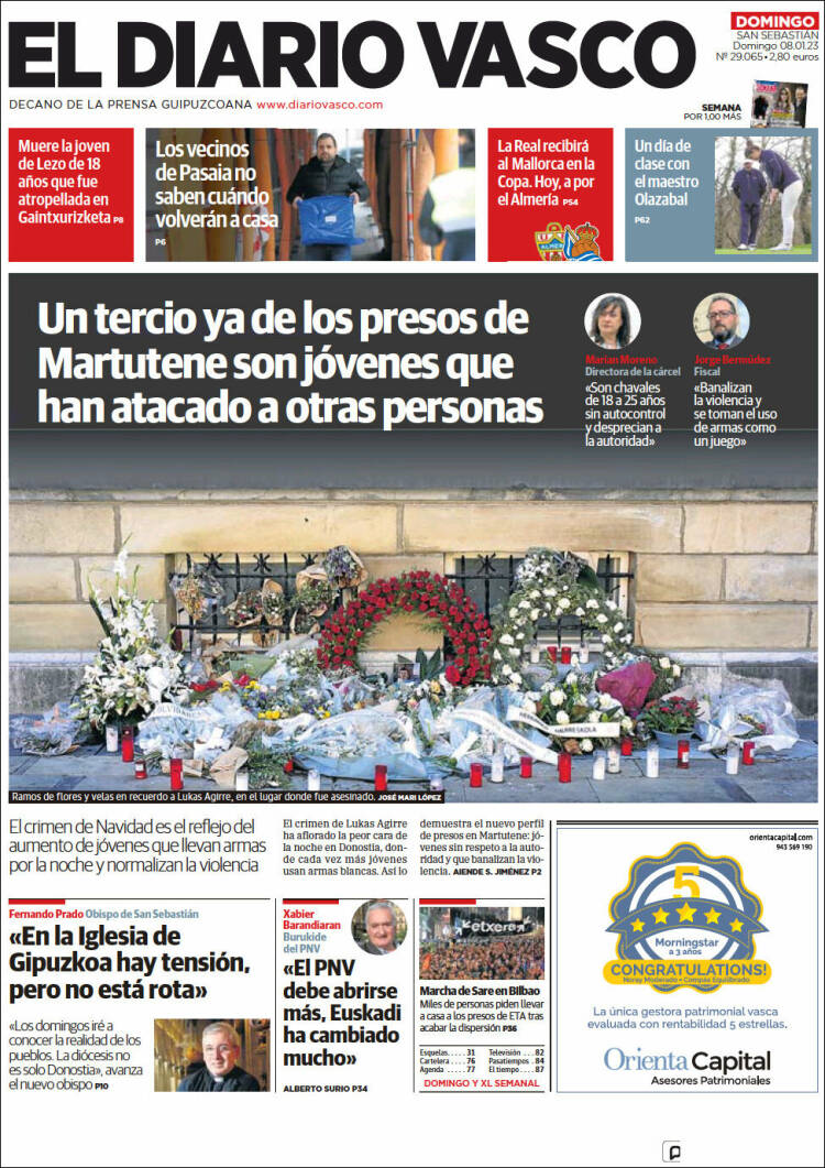 Portada de Diario Vasco (Spain)