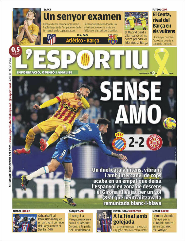 Portada de L'Esportiu (Spain)