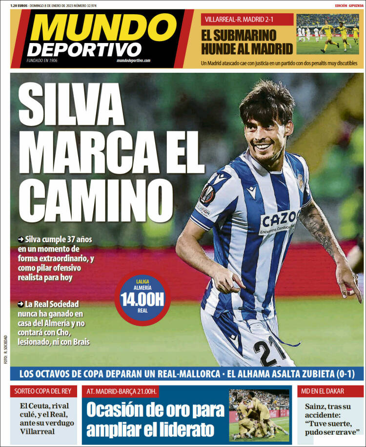 Portada de Mundo Deportivo Gipuzkoa (Spain)