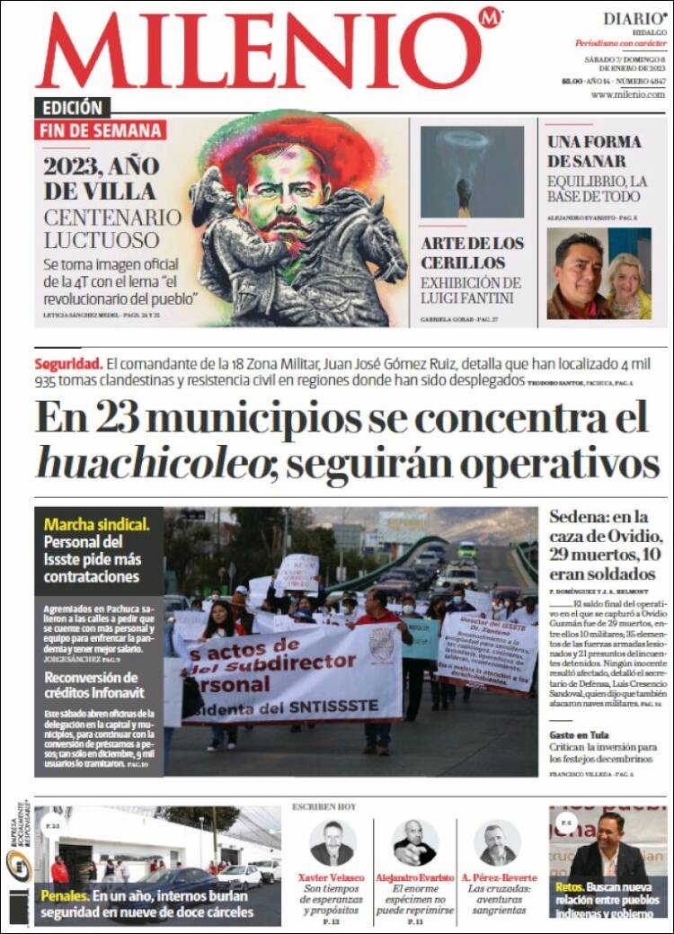 Portada de Milenio de Hidalgo (México)