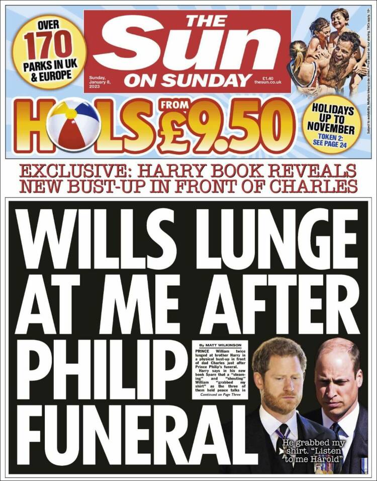 Portada de The Sun (Reino Unido)